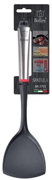 Shpatull kuzhine Bollire BR-3703, 35cm, plastike, e zezë