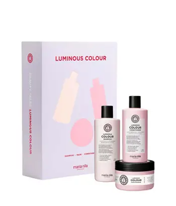 Set shampo për flokë të ngjyrosur Maria Nila Luminous Colour