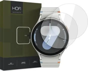 Qelq mbrojtës Hofi Glass Pro+ 2 Pack, për Galaxy Watch 4 5 6 7 FE 40mm, transparent