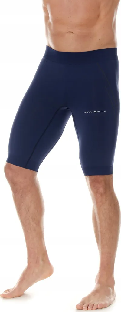 Pantallona termoaktive Brubeck RUNNING FORCE LB10140A, për meshkuj, S, blu e errët - 2