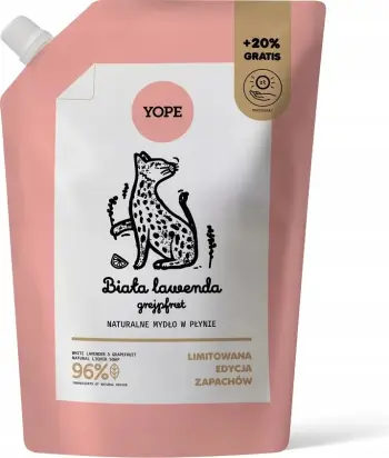 Sapun i lëngshëm refill për duar Yope White Lavender & Grapefruit 600ml