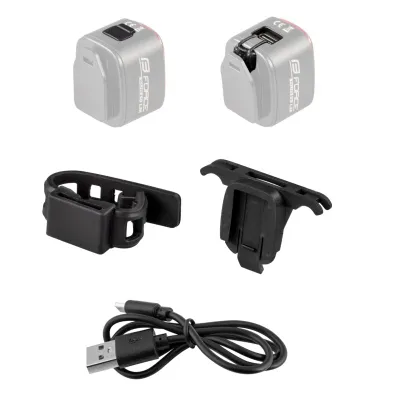 Lampe Biciklete Force Flea 70Lm 1Led Usb - 2