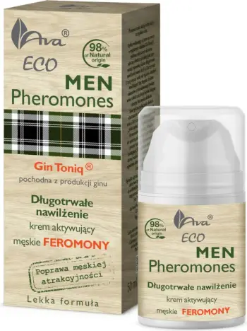 Krem fytyre për meshkuj Ava Laboratorium Eco Men Pheromones Long-lasting Moisturizing, 50ml