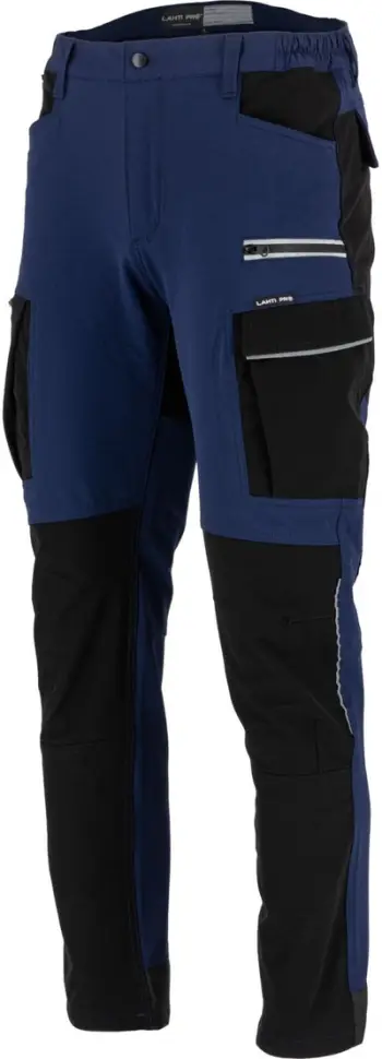Tuta pune LAHTI PRO L4055202, seri STRETCH, ngjyrë blu e errët