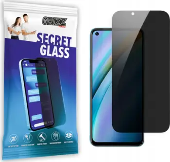 Qelq mbrojtës privatësie Grizz SecretGlass për Oppo K10, xham qeramik, oleofobik, transparent