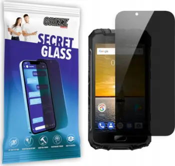 Qelq mbrojtës privatësie Grizz SecretGlass për Ulefone Armor 2, xham qeramik, transparent