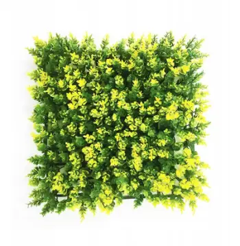 Bimë artificiale për akuarium Aqua Natura Sea Carpet, 25 x 25 cm, jeshile e verdhë