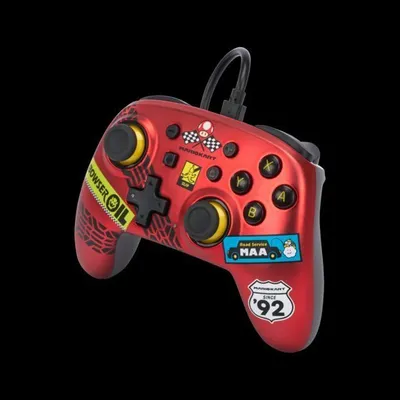Kontroller PowerA Nano Mario Kart, me kabllo, i kuq - 4