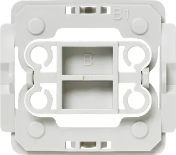 Adapter EQ-3 103094A2A, për ndërprerës Berker, i bardhë