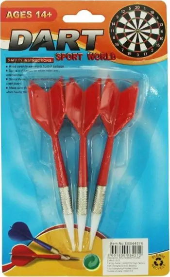 Set shigjeta soft darts EBO44576, 3 copa, multicolor