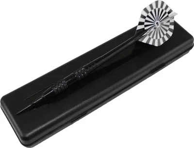 Set shigjetash darts Master Darts Master Wizard, 18g, black brass, të zeza - 1