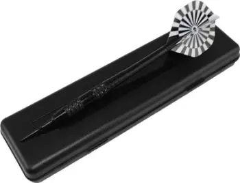 Set shigjetash darts Master Darts Master Wizard, 18g, black brass, të zeza