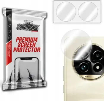 Xham mbrojtës kamere GrizzProtector për Realme 13 Pro Plus, hybrid, set 2 copë, transparent