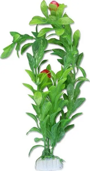 Bimë artificiale për akuarium Happet PLANT 20cm, plastike, jeshile me të kuqe