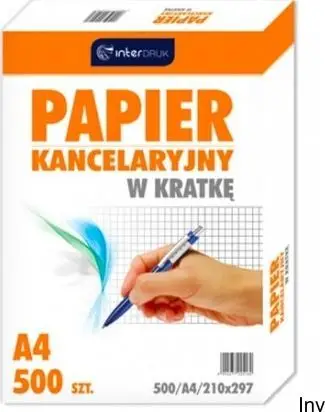 Letër zyre Interdruk Office Paper A4, 500 fletë, 60 g/m², me rrjetë