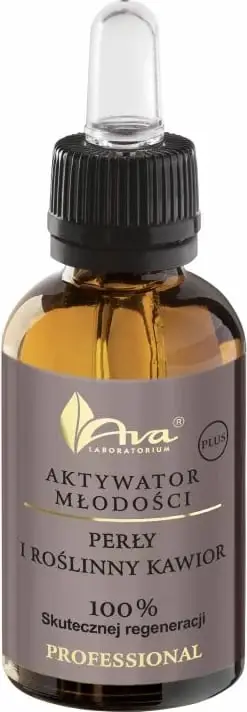 Serum për fytyrë Ava Laboratorium Youth Activator PLUS Pearls and Plant Caviar për femra, 30ml