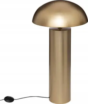 Lampë dyshemeje Atmosphera Standing, 97 cm, formë kërpudhe, e artë