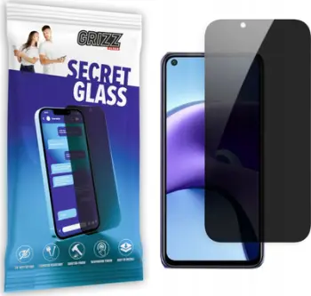 Qelq privatësie Grizz SecretGlass për Xiaomi Redmi Note 9T 5G, xham i temperuar, mbrojtje ekrani