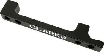 Adapter frenash Clarks Rear PM, për disk 203mm, alumini, i zi