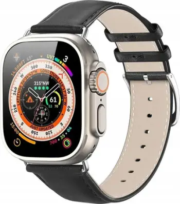 Rrip lëkure Dux Ducis YS për Apple Watch, 38 40 41 mm, i zi