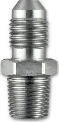 Adapter frenash HEL Performance, 3/8" x 24 UNF në 1/8" x 27 NPT, çelik - 1