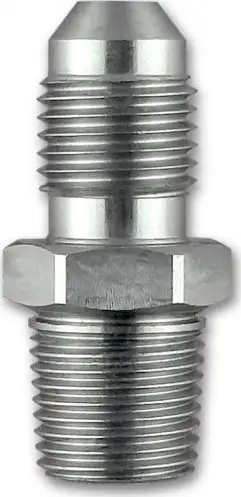 Adapter frenash HEL Performance, 3/8" x 24 UNF në 1/8" x 27 NPT, çelik