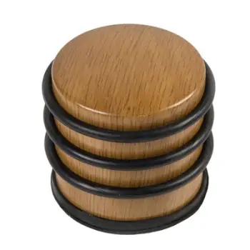 Mbajtës dere Door Support DS081CC, 71x66 mm, plastikë me gomë, ngjyrë druri