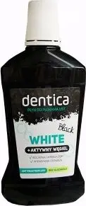 Shpëlarës oral Tołpa Dentica Black White, zbardhues, me karbon aktiv, 500ml