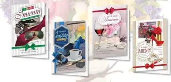 Set kartolinash Top Graphic B6, me stikera Emërditë, 10 copë, miks