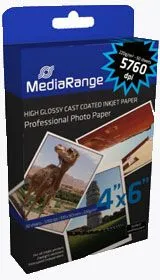Letra fotografike për printim MediaRange (MRINK104), A6 - 1