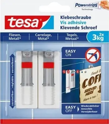 Gozhdë ngjitëse rregulluese Tesa 77764, për pllaka dhe metal, 3kg, e bardhë