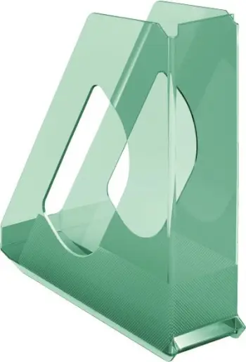 Mbajtës dokumentesh Esselte Colour´Ice, plastikë, jeshile transparente