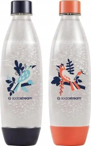 Set shishe SodaStream Fuse Free Birds, 2x1L, shumëngjyrëshe