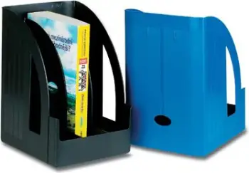 Mbajtës dokumentesh Leitz Plus Jumbo A4, me ndarës, plastike, i bardhë