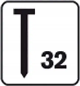 Gozhdë Rapid No. 32 Brad Nail 40104408, 50 mm, të galvanizuara, kënd 34°