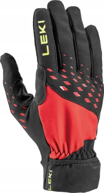 Doreza Leki Ultra Trail Storm, ergonomike, me shirit Velcro, të zeza