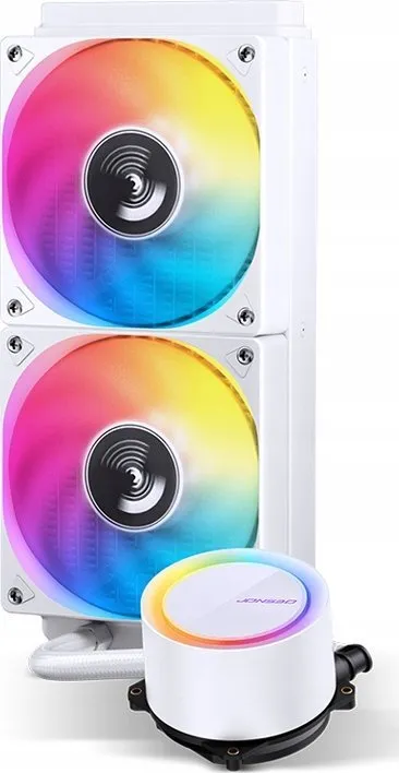 Ftohës uji CPU Jonsbo TG-240 AiO, 240mm, ARGB, i bardhë - 4