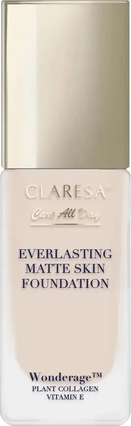 Fondatinë për femra Claresa Care All Day Everlasting Matte Skin 01 Porcelain 32ml