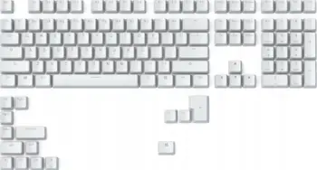 Set keycaps ABS V2 Doubleshot, layout English US, e bardhë