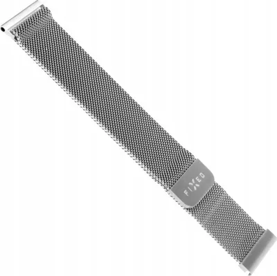 Rrip metalik FIXED Mesh Strap 20mm, i argjendtë - 3