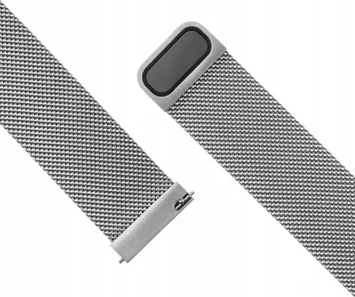 Rrip metalik FIXED Mesh Strap 20mm, i argjendtë - 4