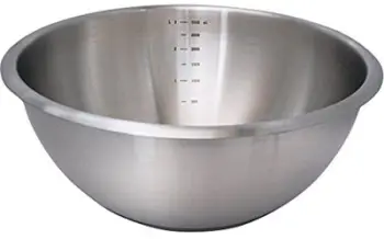 Enë gjysmë sferike kuzhine De Buyer, çelik inox, 24 cm, fund silikoni kundër rrëshqitjes