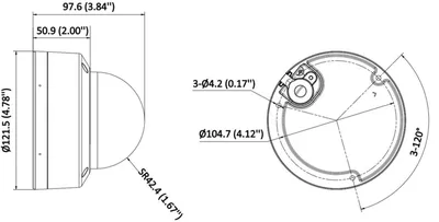 Kamerë IP Hikvision DS-2CD2187G3-LIS2UY, 4K UHD, lentje 4mm, e bardhë - 4