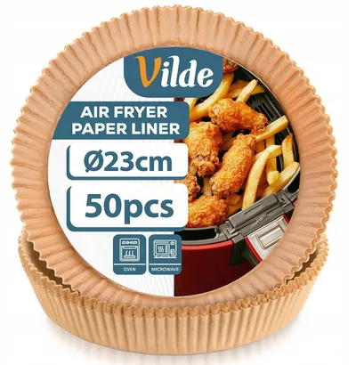 Letra rrumbullake për fritezë Vilde 279050, 23 cm, 50 copë, kafe - 5
