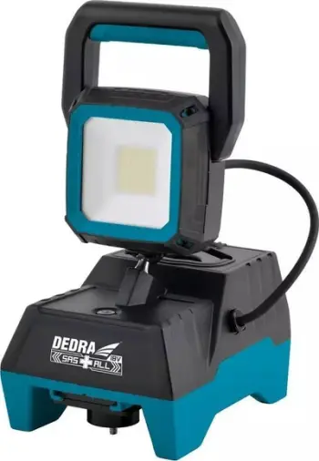 Lampë pune DEDRA SAS+ALL DED6905, LED 1600 lm, 18V, e zezë