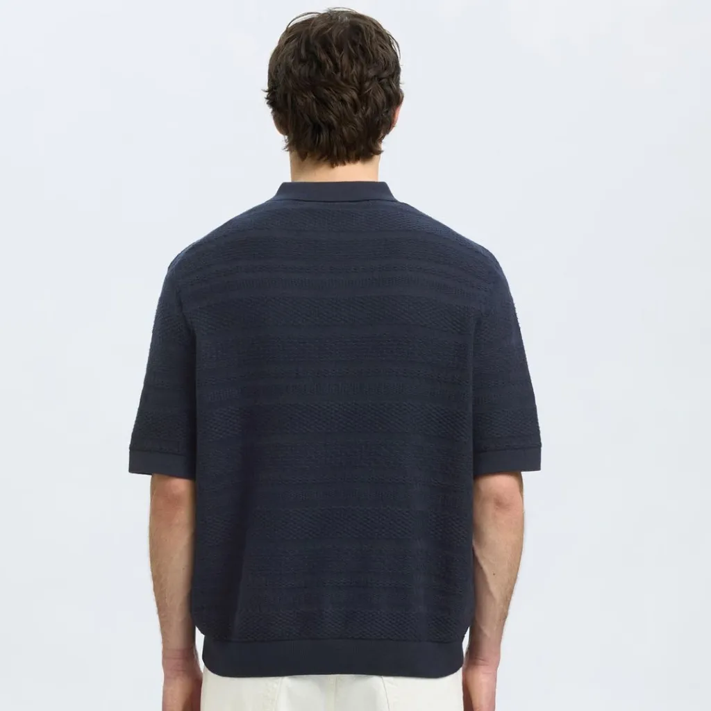 Maicë SELECTED SLHFOAM SS KNIT RELAXED STRUCTURE P - 4