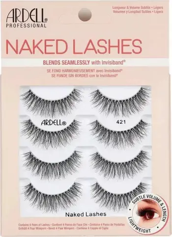 Qerpikë artificialë Ardell Naked Lash, pamje natyrale, volum i lehtë, të zinj