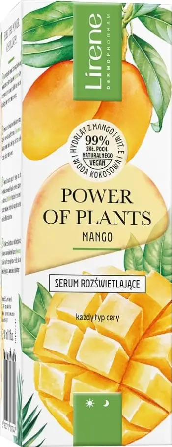Serum për fytyrë Lirene Power of Plants Brightening Mango për femra, 30ml