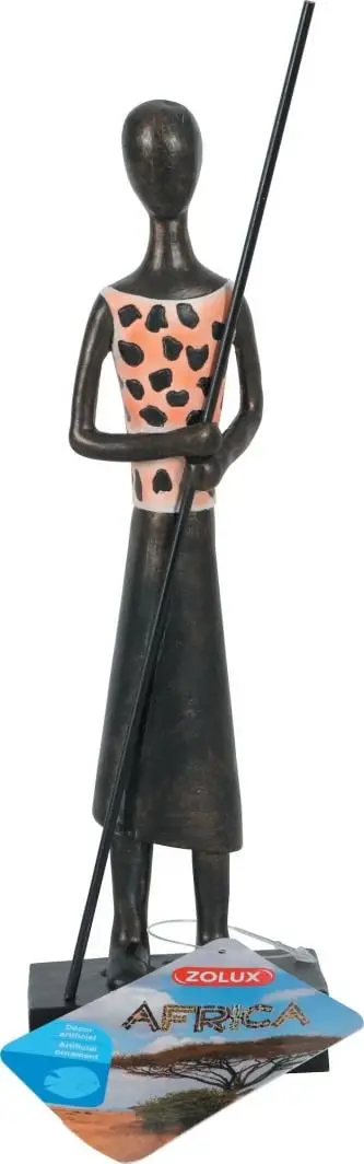 Dekor akuariumi Zolux AFRICA Guardian L, rrëshirë, 26.5 cm, shumëngjyrëshe