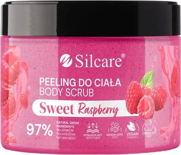 Peeling trupi për femra Silcare Sweet Raspberry, 350ml - 1